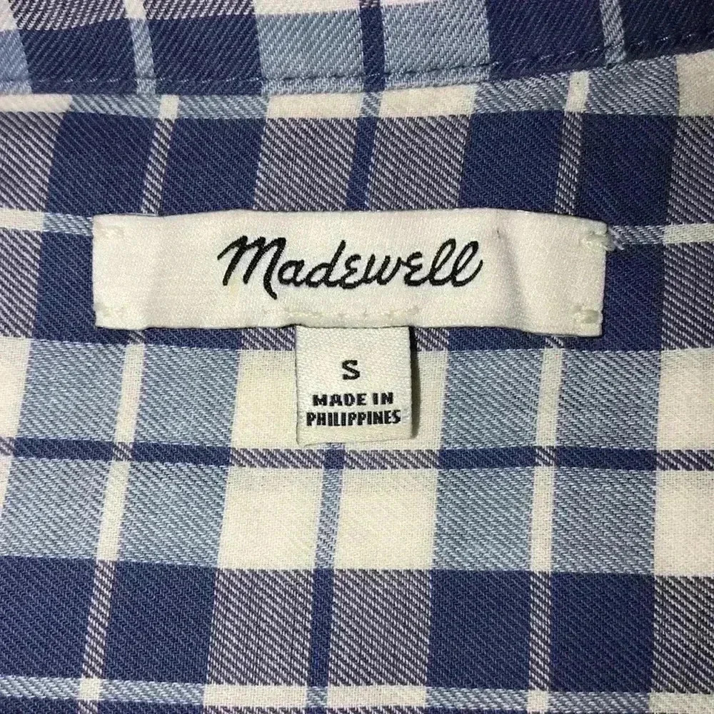 Madewell Central Open Back Shirt Size S - Picture 4 of 6
